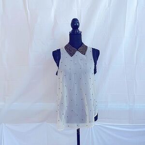Willow & Clay Sheer Sleeveless Top Size M